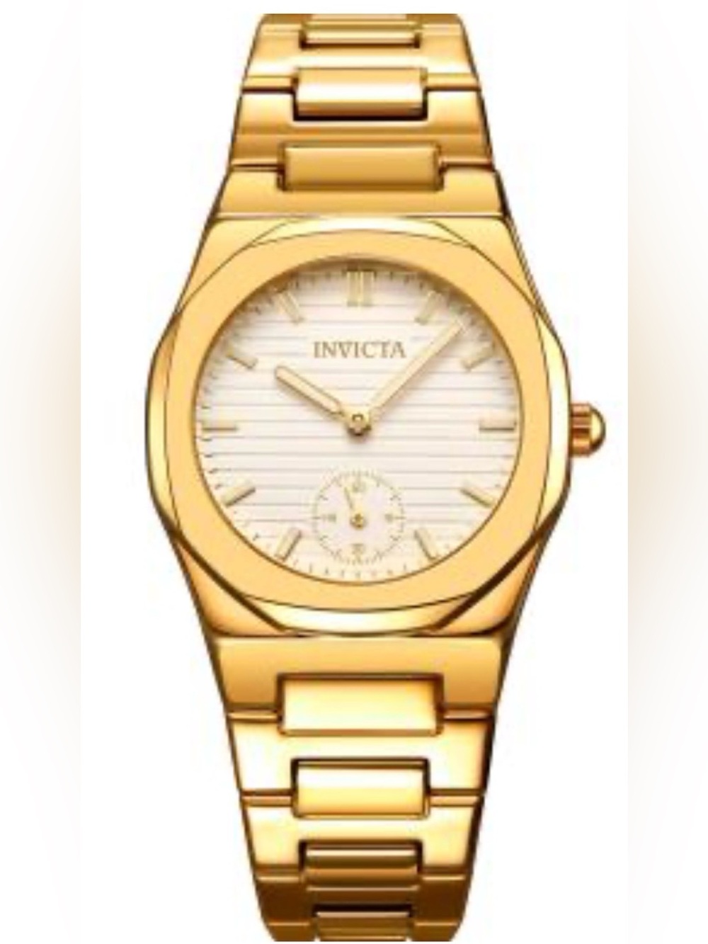 Invicta Celestial  Gold Tone  Watch with White Dial NWT
